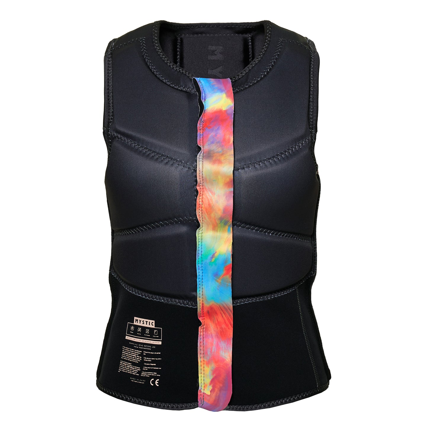  Mystic Womens Ruby Kite Surfing Front-Zip Impact Vest - Dark Grey