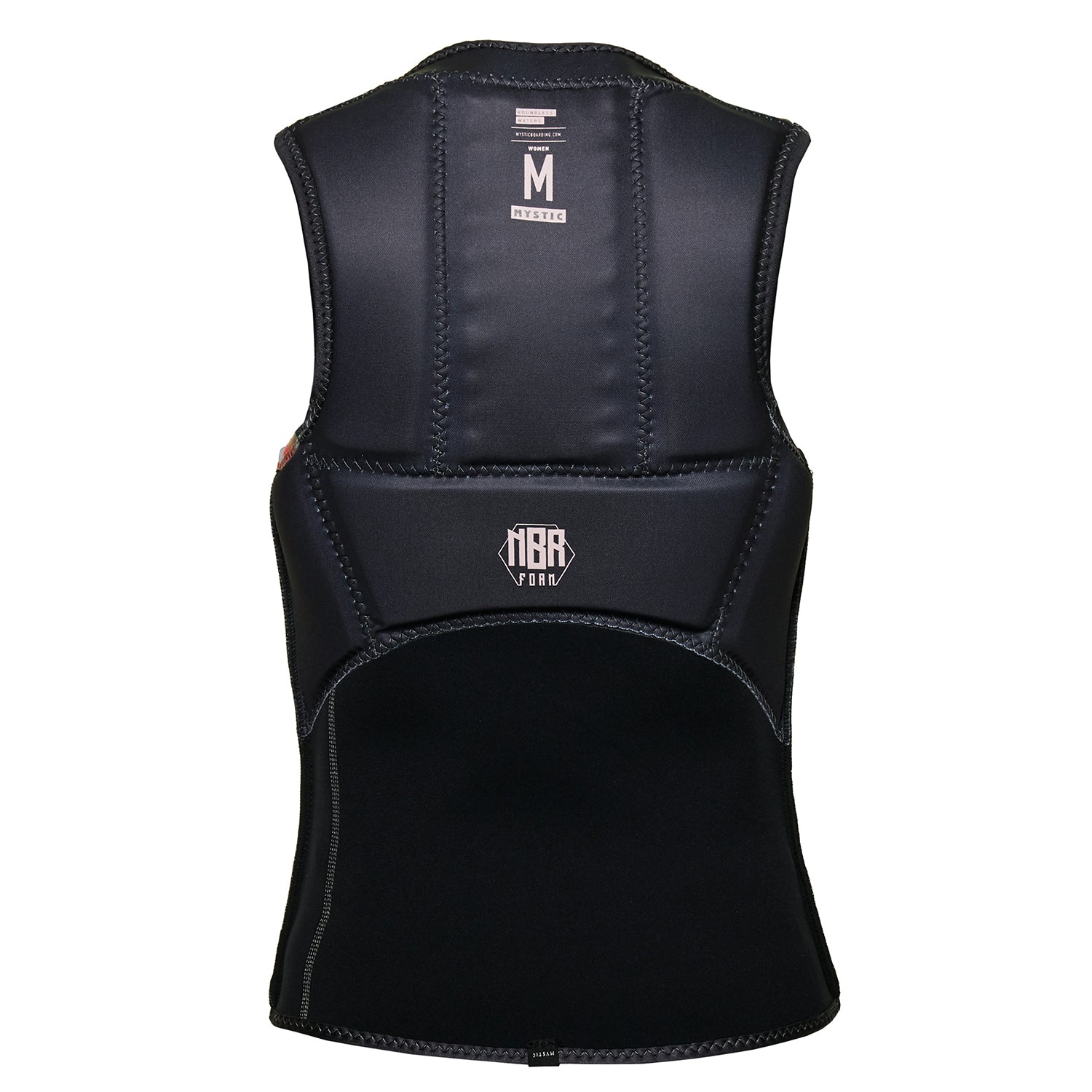  Mystic Womens Ruby Kite Surfing Front-Zip Impact Vest - Dark Grey