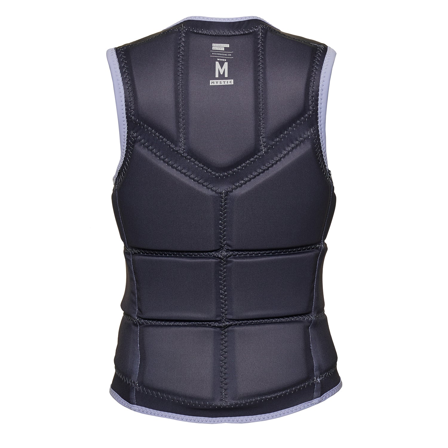  Mystic Womens Star Wake Boarding Front-Zip Impact Vest - Pastel Lilac