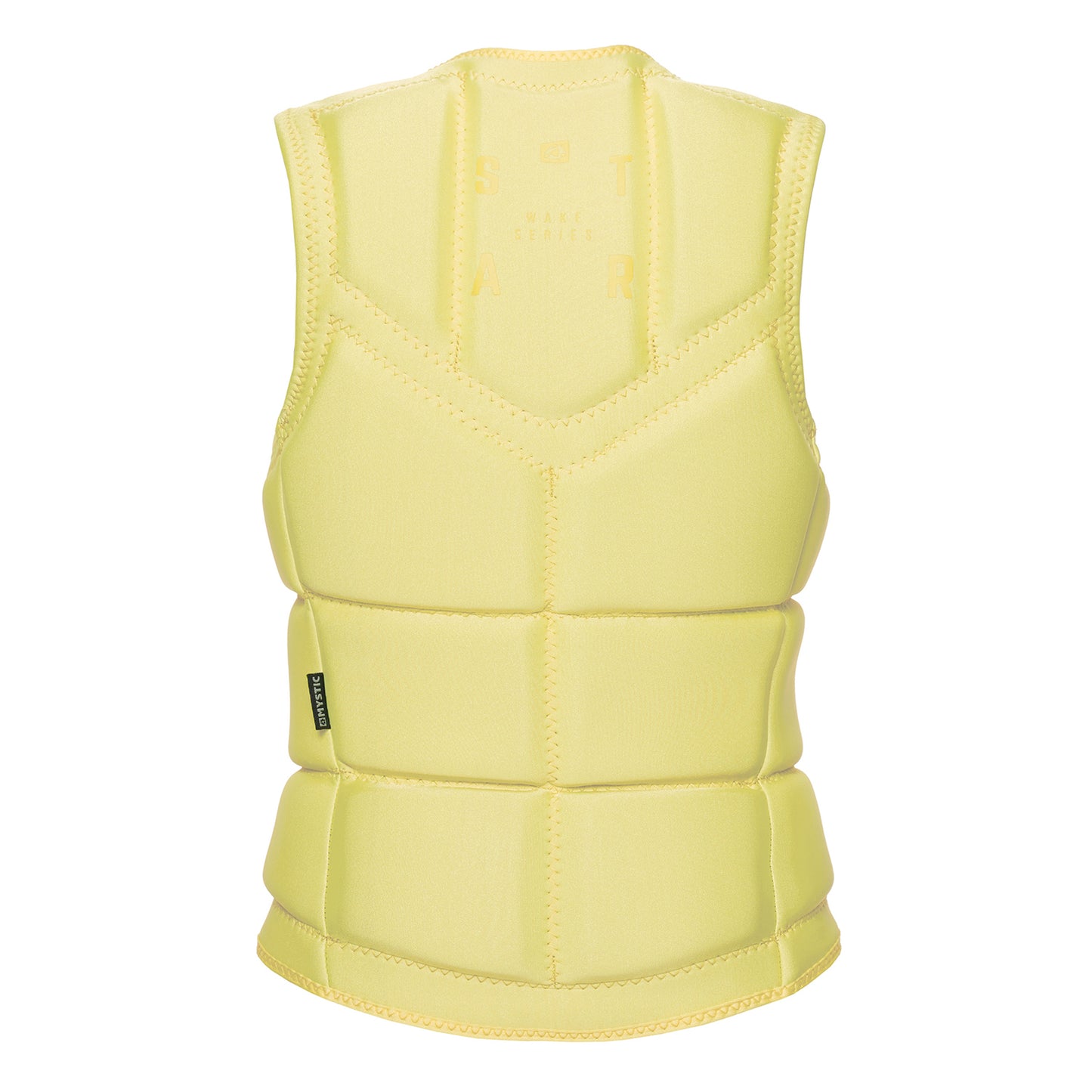 Mystic Womens Star Wake Boarding Front-Zip Impact Vest - Pastel Yellow