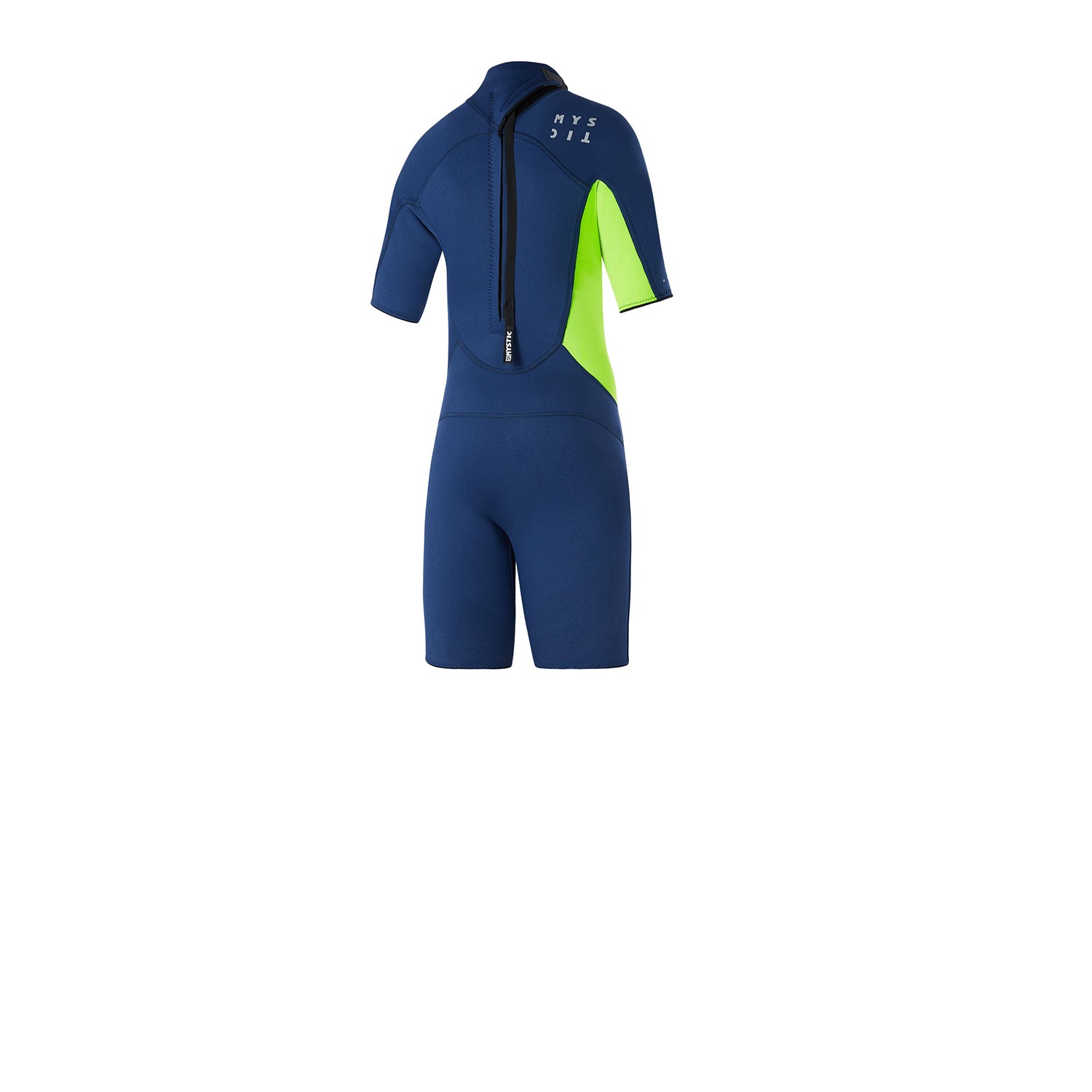  Mystic Junior Star 3/2 GBS Back Zip Flatlock Shorty Wetsuit - Night Blue