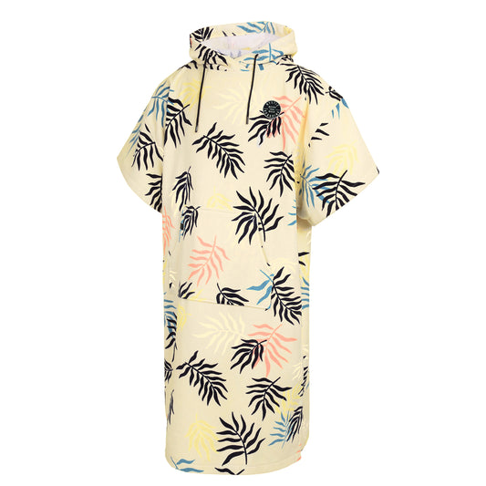  Mystic Velours AOP Poncho - Pastel Yellow