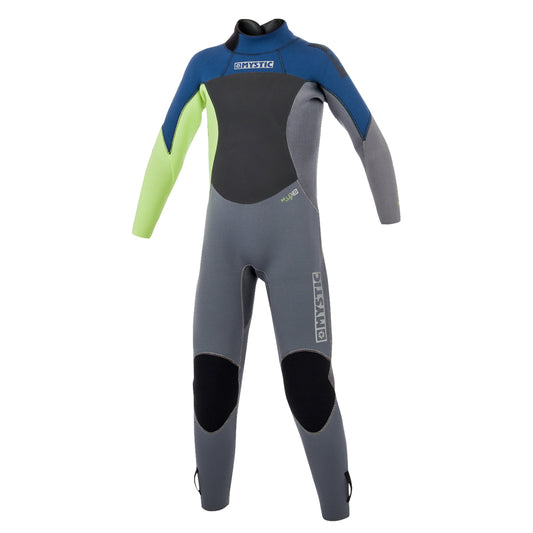  Mystic Junior Star 3/2mm Back-Zip Flatlock Wetsuit - Navy