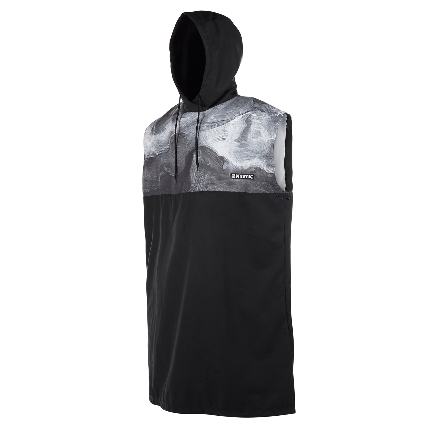  Mystic LEN10 Quickdry Poncho - Black/White